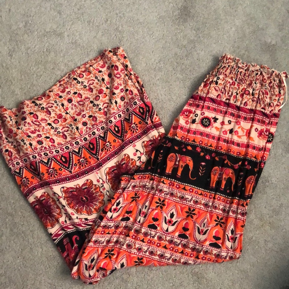 BOHO elephant print pants
